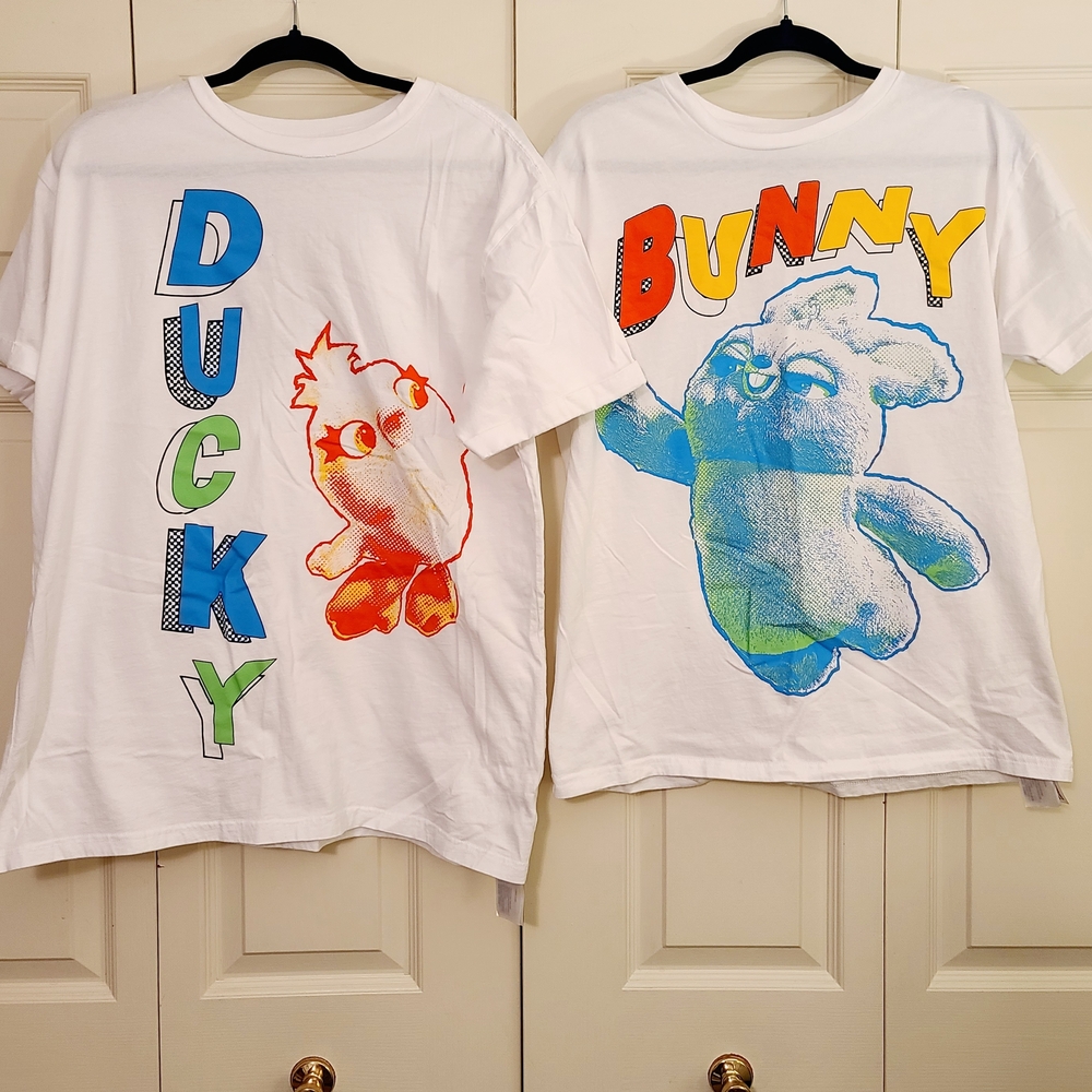 Disney Toy Story Ducky & Bunny Adult Medium And Large Couple's Matching Shirts